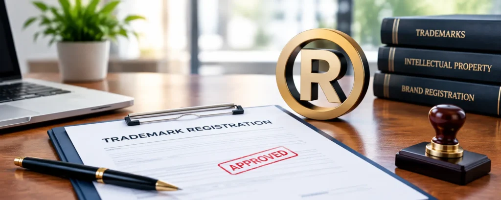 Trademark registration documents and brand protection